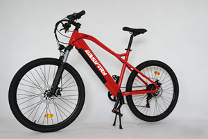 Vélo de montagne électrique à bas prix d'usine, cadre en alliage, fourche à suspension, frein à disque, batterie au lithium intégrée, Bicicleta Eléctrica - Product Image 3