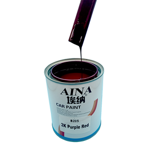 B205 2K สีม่วงสีแดงประสิทธิภาพสูงสีอัตโนมัติผู้ผลิต 2K พื้นผิวคุณภาพสูงสีรถเมทัลลิค 2K สีอัตโนมัติ - Product Image 1