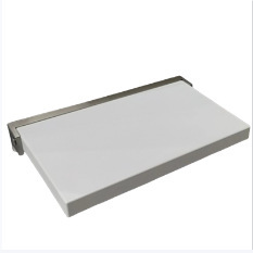 Banc de douche mural pliable Tomato 504x345mm en acier inoxydable avec une capacité de charge élevée - Product Image 5