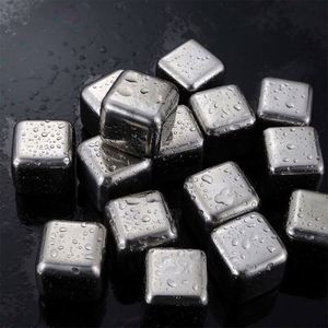 Accesorios de Bar, Juego de Piedras Enfriadoras para Whisky, Cubos de Hielo de Acero Inoxidable 304 para Cola, Vino y Bebidas - Product Image 3