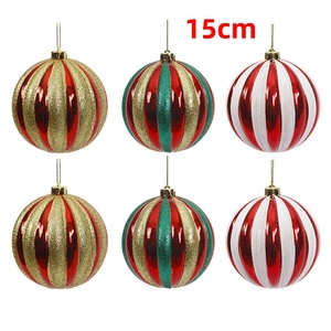 15cm Glossy Pumpkin Plastic <b>Light</b> Luxury Christmas Ball Christmas Decorations <b>Tree</b> Hanging Ornaments - Product Image 2
