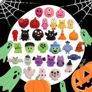 Cadılar bayramı yenilik Stress stres topları Squishy sıkmak duyusal stres oyuncakları Squishy duyusal parti iyilik ikram çantaları cadılar bayramı stres - Product Image 1