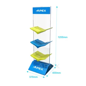 APEX Custom Shoe Brand Store Acrylic Display Rack 3 Tiers Shoe Display Store