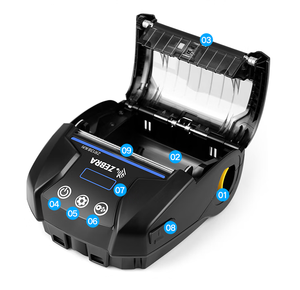 <span class=keywords><strong>Zebra</strong></span> Máy In Bluetooth 80Mm 3Inch Máy In Nhiệt Cầm Tay Máy In Di Động Android Và IOS ZR100 ZR138 - Product Image 6