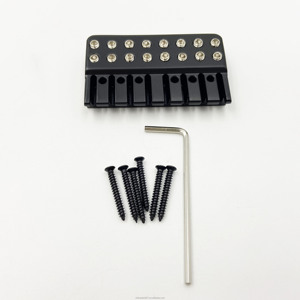 Cao cấp không đầu dây đàn Guitar điện khóa, Chất lượng cao tám chuỗi không đầu dây thiết bị Khóa đàn guitar, màu đen - Product Image 1