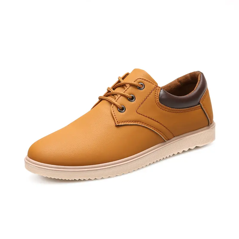 Zapatos de cuero Retro para hombre, zapatillas deportivas casuales para conducir y caminar