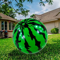 Ballon Gonflable Géant Pastèque 24 Pouces en PVC pour Extérieur et Plage - Vente Chaude en Gros à Prix Abordable