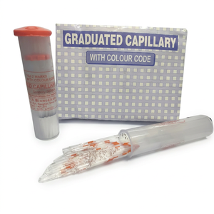 Tubo Capilar de Vidrio Graduado 5GR de TOP TECH BIOMEDICALS, 1% de Precisión, Protección IP55 para Uso en Laboratorios Químicos - Product Image 1