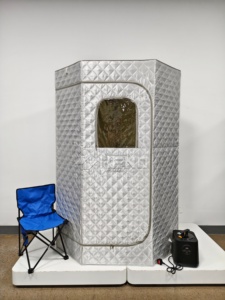 Tente de sauna personnelle à chauffage rapide - Température jusqu'à 130°C ℉   <span class=keywords><strong>En</strong></span> 5 minutes, <span class=keywords><strong>thérapie</strong></span> à la vapeur portable - Product Image 1