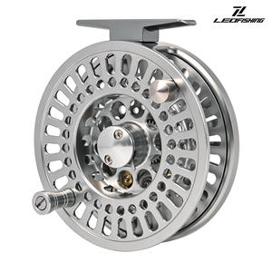 Newbility componente di alta qualità 1/2 3/4 5/6 7/8 CNC lavorato mulinelli a mosca acqua salata in alluminio a mosca mulinello da pesca con dispositivo audio - Product Image 1