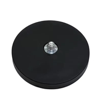 Base magnétique D66/D88mm 1/4 plate et 1/4 à vis, revêtement en caoutchouc, aimants en néodyme, ventouse, support de montage pour caméra