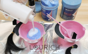 Despigmentante para el Cabello con Esencia de Menta de Calidad Estable, Venta al por Mayor de Fábrica LOURICH, Máximo Rendimiento del Color, 10vol 20vol 30vol 40vol - Product Image 3