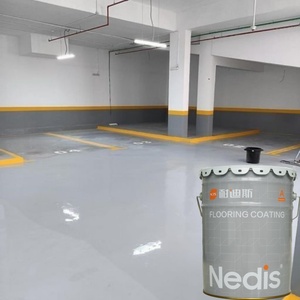 Peinture époxy pour sols en sable blanc haute résistance, résistante à l'usure, bon marché, conforme aux normes nationales, pour parking, garage, atelier, usine - Product Image 3