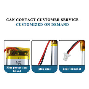 전자 제품을 위한 주문을 받아서 만들어진 602030 리튬 건전지 <span class=keywords><strong>3.7v</strong></span> 300mah <span class=keywords><strong>lipo</strong></span> 건전지 - Product Image 4