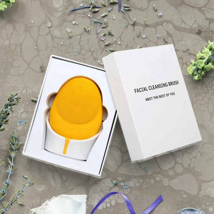 Yeni ürün fikirleri kozmetik kir sökücü Sonic gözenek temizleyici silikon yüz fırça sevimli yumurta şekilli yüz peeling fırçası