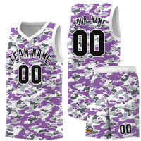 Uniformes en gros ensembles de maillots de survêtement vêtements de sport respirants à séchage rapide commande en gros équipe de basket-ball de conception camouflage personnalisée