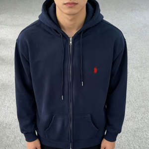 Sudadera con Capucha Ralf Cross-border de Diez Colores, Modelo RL Basic con Logotipo de Caballito Bordado, Estilo Urbano, Unisex, con Cremallera y Logotipo - Product Image 5