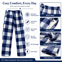 Pantalon de pyjama décontracté en flanelle pour femme, doux et chaud, à carreaux, pour l'automne et l'hiver, vente en gros