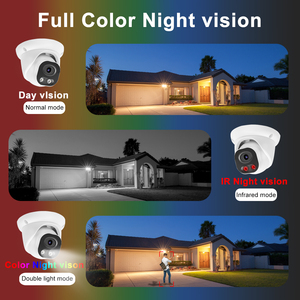 Câmera de Vigilância Dome <span class=keywords><strong>IP</strong></span> PoE Inteligente de <span class=keywords><strong>5MP</strong></span> com Áudio Detecção Humana Visão Noturna para Segurança Externa - Product Image 5