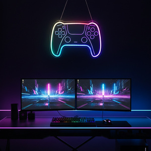 Enseigne néon LED personnalisée sur le thème de l'anime pour la décoration de <span class=keywords><strong>chambre</strong></span> d'<span class=keywords><strong>otaku</strong></span>, l'ambiance cosplay et la décoration murale avec couleurs RVB - Product Image 1