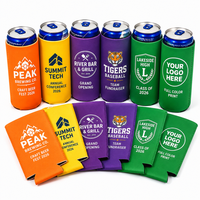 Manchon isotherme en néoprène pour canette de bière mince de 12 oz, idéal pour la promotion d'entreprise (vente en gros)