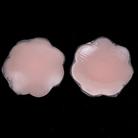 Patch de poitrine non tissé de fleur de prunier d'approvisionnement direct d'usine pour le soutien-gorge rond de silicone de poitrine produit de soin de beauté et personnel