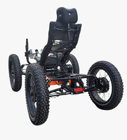 Modèle 2026 Trottinette Électrique Tout-Terrain Pliable à Quatre Roues (Moteur Brushless Lithium 3000W) Suspension Intégrale Étanche 60km