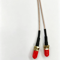 Connecteur BNC mâle vers coaxial avec excellente conductivité et faible résistance de contact, assemblage de câble connecteur mâle à angle droit
