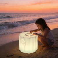 Meubles d'extérieur RGB 16 couleurs avec éclairage LED / Meubles LED lumineux Source de lumière LED pour table de bar, utilisation pour mariage, chaise LED