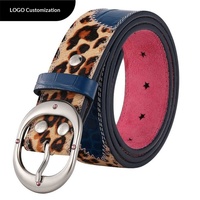 Ceintures pour femmes JULUN, ceinture Y2k, ceintures en cuir véritable, ceintures tendance, motif léopard, poils de cheval, grain de crocodile, boucle à ardillon, logo personnalisé