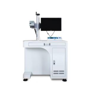 Machine de marquage laser à fibre de table 50W IPG Max CNC à refroidissement par air, prend <span class=keywords><strong>en</strong></span> charge DXF/<span class=keywords><strong>JPG</strong></span> - Product Image 1