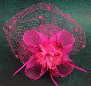 <span class=keywords><strong>Chapeau</strong></span> fascinateur élégant en plumes et fleurs pour <span class=keywords><strong>mariage</strong></span>, fête, thé, Kentucky Derby, bandeau pour femmes, mariée - Product Image 4