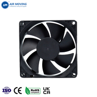 Ventilateur axial silencieux et fin AM8020H5S 80x80x20mm 5V DC sans balais, 2 broches, longue durée de vie, pour routeur, décodeur, OEM, ODM - Vente en gros