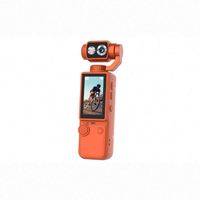 Caméra corporelle portable Pocket 3, caméra de vlogging 4K HD, caméra d'action portable avec 180° °   Objectif rotatif