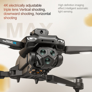 Dropshipping Shopify 4.5 Inch Screen <b>Remote</b> Brushless Aircraft Three <b>Camera</b> Aerial Quadcopter Electronic Speed Control - Product Image 4