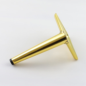 Furniture <b>Leg</b> Conical Black Titanium Gold H130mm H150mm H180mm Welded Cold Rolled Steel Easy Installation <b>Sofa</b> Chair Coffee - Product Image 2