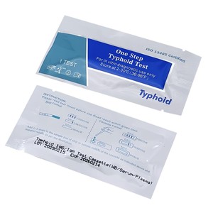 Casete de prueba rápida para fiebre tifoidea para uso en diagnóstico in vitro, solo para uso en laboratorio, certificado ISO 13485 - Product Image 4
