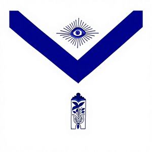 Tabliers de Maître Maçon Brodés Personnalisables de Qualité Supérieure pour Officiers de Loge Bleue – Ensemble de Régalia Maçonnique - Product Image 1