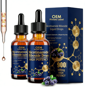 อาหารเสริม OEM NAD+ พร้อมนิโคตินาไมด์ ไรโบไซด์ เรสเวอราทรอล คอลลาเจน และไบโอติน เพื่อการชะลอวัย สุขภาพผิว และเพิ่มพลังงาน - Product Image 3