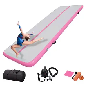 Çift duvar şişme tumbling jimnastik hava kat mat özelleştirilmiş hava temizleme jimnastik mat yüksek kaliteli