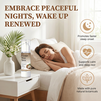 Spray de sommeil naturel à action rapide à la noix de coco, marque privée, brume d'oreiller non accoutumante, aromathérapie pour un sommeil réparateur avant le coucher