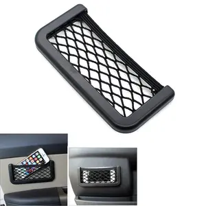 Automotive Phone Holder Pocket Net Abs Plastic Frame Car Storage