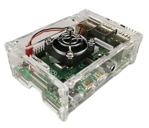 New arriving!!!! On Stock Raspberry Pi 4 high quality hot sale acrylic Case Box for Raspberry Pi 4 case