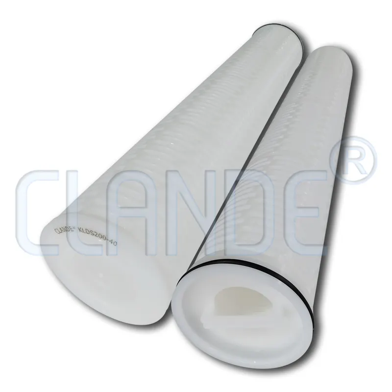 Replace Pall Filter Or Parker Filter Element Best Quality High Flow Micron Polypropylene Pleated Water Filter Cartridge