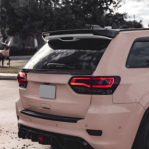 Jeep Rear Trunk Spoiler Wing Piano Black Carbon Fiber Texture ABS Material For Cherokee SRT Grand Cherokee 2012-2021 - Product Image 2