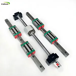High Precision Linear Guide With Block Bearing Slide 100mm~1500mm Stainless Steel Linear Motion Guides
