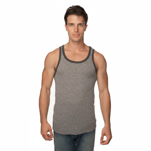 Camiseta sin Mangas para Hombre, Venta Directa de Fábrica, Camiseta de Alta Calidad para Gimnasio, Ejercicio y Fitness - Product Image 1