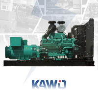 Générateurs diesel de type canopy avec réservoir de carburant de 12 heures et ATS, disponibles en AVR, KAWO 200 kW-1000 kW, cadre ouvert, 50 Hz, 1800 tr/min
