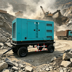 Générateur mobile 50 kW triphasé super silencieux, alternateur 100 % cuivre, certifié ISO CE pour l'extérieur - Product Image 1