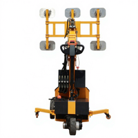 Chariot à vide pour l'équipement, machine à poser des carreaux de marbre, élévateur de verre électrique avec conception télescopique pour les vitriers